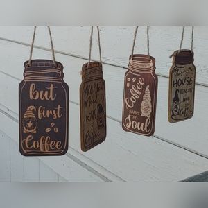 Cute Coffee Gnome Signs